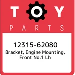 12315-62080 Toyota Bracket, Engine Mounting, Front NO.1 Lh 1231562080, New Genui. Fixed Price $69.50.