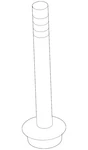 Genuine Ford Engine Cradle Bolt W710715-S439. Fixed Price $27.77.