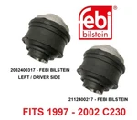 Febi Oe Engine Motor Mounts For Mercedes C230 1997-2002. Fixed Price $154.45.