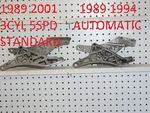 Geo Chevy Metro 89 - 01 3CYL Right Engine Mount Bracket Standard 5 Speed Only. Fixed Price $69.00.