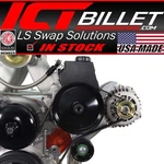 LS1 High Mount - Camaro Type 2 Power Steering & Alternator Bracket Kit. Fixed Price $217.99.