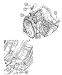 Genuine Mopar Engine Mount Bracket 4668629AB. Fixed Price $7.20.