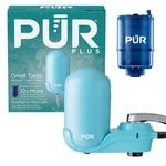 Pur Plus Faucet Mount Water Filter System, FM2700G, Sea Glass. Fixed Price $17.99.