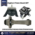 Genuine Engine & Trans Mount Set 21810D3100 21830D3100 21950D3100 For Tucson. Fixed Price $319.00.