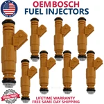 X8 Genuine Bosch Fuel Injectors 1996, 1997, 1998 Ford Explorer 5.0L V8. Fixed Price $169.00.
