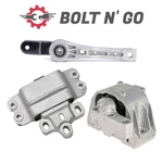3PCS Engine Motor, Trans & Torque Strut Mount Fits Audi Tts Quattro/ Vw Cc. Fixed Price $128.87.