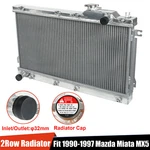 Aluminum 40MM 2 Row Core Racing Radiator Fit 1990-1997 Mazda Miata MX5 Mt Manual. Fixed Price $95.55.