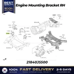 Genuine Engine Mounting Bracket Rh 21840J5500 For Genesis G70 Kia Stinger. Fixed Price $145.00.