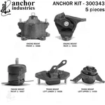 Engine Mount Kit Anchor 300343 For Honda, Acura. Fixed Price $258.27.