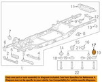 Gm Oem 15-22 Canyon,colorado Frame Components-mount Cushion 23280245. Fixed Price $70.21.