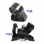 Engine Motor Mount Set For Santa Fe 01-04 2.4L Auto / 01-06 2.7L 7120 7124 M1254. Fixed Price $63.64.