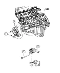 Genuine Mopar Engine Mount Insulator Left Side 52129481AC. Fixed Price $165.60.
