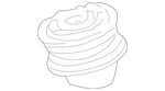 Genuine Mercedes-benz Bearing Element Elastom 203-240-20-17-64. Fixed Price $211.96.