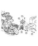 Genuine Mopar Engine Mount Bracket 4861459AC. Fixed Price $33.06.
