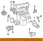 Chrysler Oem 84-91 600 Enginetransaxle Mounting-side 4471085. Fixed Price $65.87.