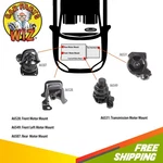 New Motor & Trans Mount Kit Fits 94-99 Acura Honda Accord Cl 2.2L 16V. Fixed Price $86.24.