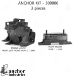 Anchor Engine Mount Kit For Suburban 3500 Hd, 2500+MORE 300006. Fixed Price $76.86.