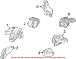Genuine Oem Left Automatic Transmission Mount For Saab 12785099. Fixed Price $239.05.