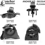 Anchor Engine Mount Kit For Prizm, Corolla 301314. Fixed Price $111.27.