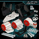 For 06-11 Civic Si Aluminum Steel Motor Engine Mount Kit + Polyurethane Bushings. Fixed Price $176.88.