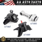 3PC Engine Motor & Transmission Mount For 2014-2019 Kia Soul L4 2.0L Auto. Fixed Price $110.26.