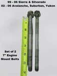99 07 Silverado Sierra 10.9 Pentagon 7" Engine Motor Mount Bracket Bolts 2PCS. Fixed Price $31.50.