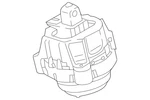 Genuine Bmw Motor Mount 22-11-7-582-317. Fixed Price $178.56.