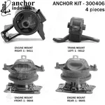 Engine Mount Kit Anchor 300406 For Honda Pilot (2009-2015). Fixed Price $338.37.