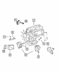 Genuine Mopar 2003-2006 Dodge Sprinter 2500 Engine Mount Bracket Left 5117659AA. Fixed Price $140.93.