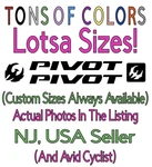4 Piece Pivot Bikes Die Cut Vinyl Decal Set W/2 Phoenix - 50 Colors & Stencils!. Fixed Price $36.99.
