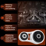 NO.TD11-39-040D Engine Torque Strut Mount For Mazda CX-7 2.5L 2010-2012. Fixed Price $42.49.