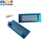 Gpm Racing Monster Gt Aluminum Blue Front/rear Chassis Mount AGM1014A. Fixed Price $12.14.