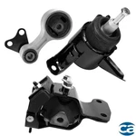 Rear, Hyd. Right Engine Mounts & Left Manual Trans 3PCS For Mazda 08-03. Fixed Price $89.00.