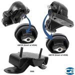 Insert Of Engine Mounts & Trans. 3PCS Set For Chrysler Aspen 07-09 4WD. Fixed Price $109.99.