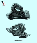 Front Right & Left Engine Mounts For 2006-2012 Jeep Liberty (3.7L, V6).. Fixed Price $125.00.