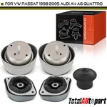 5PCS New Engine & Transmission Mount For Vw Passat 98-05 Audi A4 A6 Quattro S4. Fixed Price $67.99.