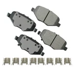 Disc Brake Pad Set-sho Akebono ACT1612. Fixed Price $64.66.
