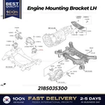 Genuine Engine Mounting Bracket Lh 21850J5300 For Hyundai Genesis G70. Fixed Price $110.00.