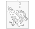 Genuine Mazda Engine Mount KR9P-39-040A. Fixed Price $110.62.