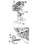 Genuine Mopar Engine Mount Isolator Rear 4880403AE. Fixed Price $168.88.