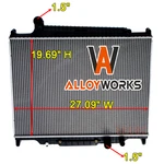 PCC500300 Radiator Fits 2005-13 Land Rover Range L322 Sport 3.6L V8 Diesel. Fixed Price $189.00.