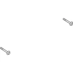 New Genuine Mercedes-benz Hexagon Head Bolt 000000005533 Oem. Fixed Price $21.00.