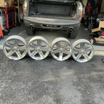 20" Dodge Ram 1500 Truck Bright Chrome Wheels Rims Factory Oem Set 2267. Fixed Price $500.00.
