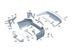 Genuine Mercedes-benz Bumper Lateral Support 214-885-87-04. Fixed Price $112.70.