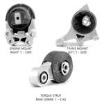 Ford Flex 2009-2012 Anchor 300707 Engine Mount Kit. Fixed Price $138.61.
