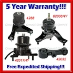 N404 Fits 2015-2020 Toyota Sienna 3.5L Auto Awd Engine Motor & Trans Mount 4PC. Fixed Price $169.12.