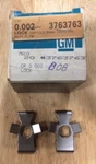 Pair Nos Gm #3763763, 1967-72 Chevy Pickup/blazer Engine Motor Mount Bolt Lock. Fixed Price $15.00.