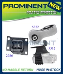 Set Of 3 Engine Motor & Transmission Mount 2008-2011 Ford Focus 2.0L L4. Fixed Price $46.69.