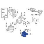 For Jeep Gladiator 2022-2025 68620587AB Left Engine Mount. Fixed Price $136.55.