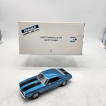 Danbury Mint Blue 1967 Chevrolet Camaro Z28 Sport Coupe 1/24 W Box & Title Rare. Fixed Price $158.36.